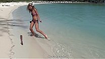 Pretty Teen Fucked On The Beach