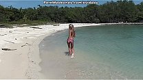 Pretty Teen Fucked On The Beach