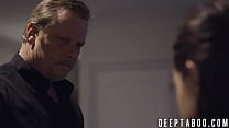 Charming Babysitter Creampied By Old Boss