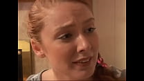 Redhead Babysitter Sucks Her Emplyer's Cock Then Rides Him In The Living Room